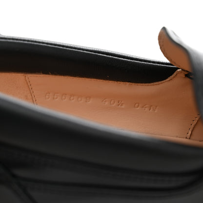 Gucci Magnum Calfskin Nappa Samoa Womens Horsebit Platform Chunky Lug Sole 40mm Loafers 40.5 Black 9 of 9