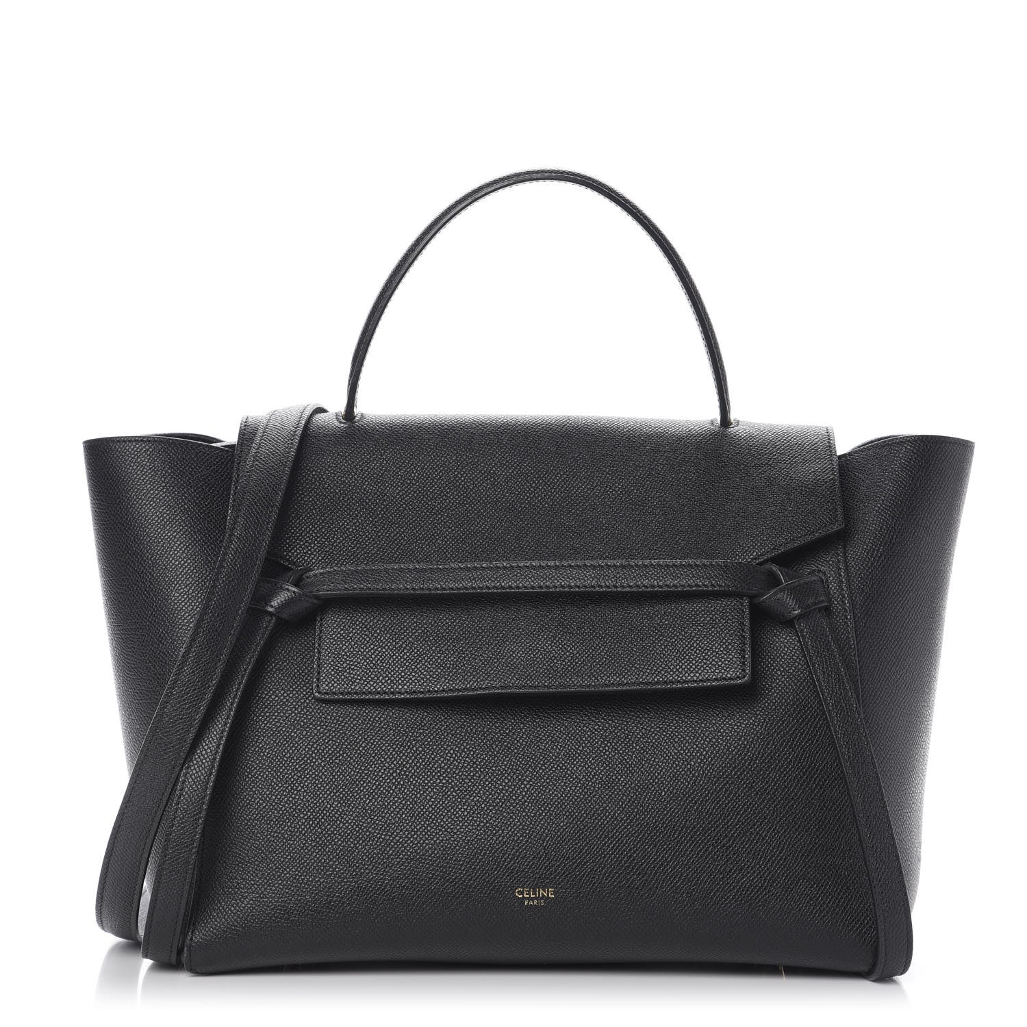 Celine Grained Calfskin Mini Belt Bag Black 1 of 8