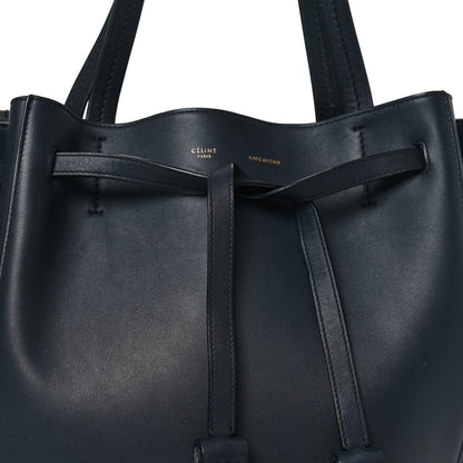 Celine Smooth Calfskin Small Tassel Cabas Phantom Black 7 of 9