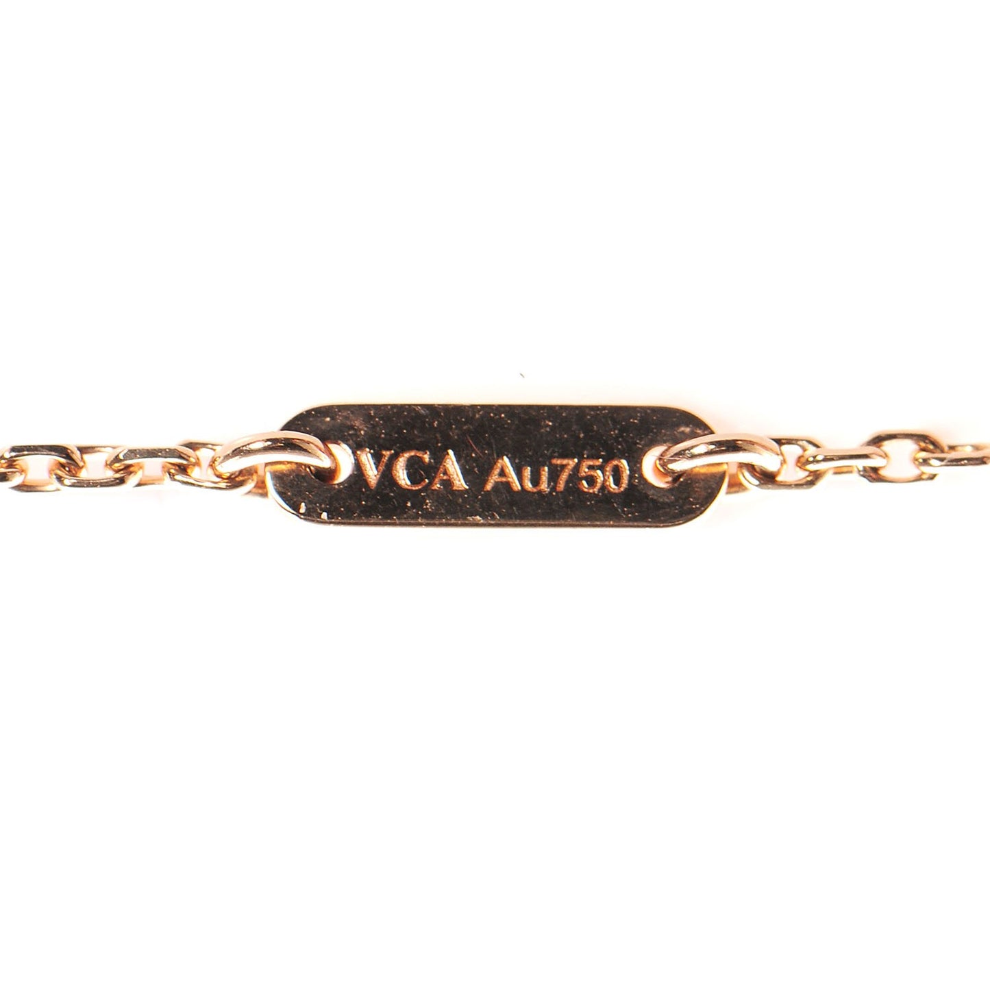 18K Rose Gold Carnelian Sweet Alhambra Heart Bracelet