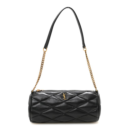 Saint Laurent Lambskin Monogram Mini Sade Tube Bag Black 1 of 10