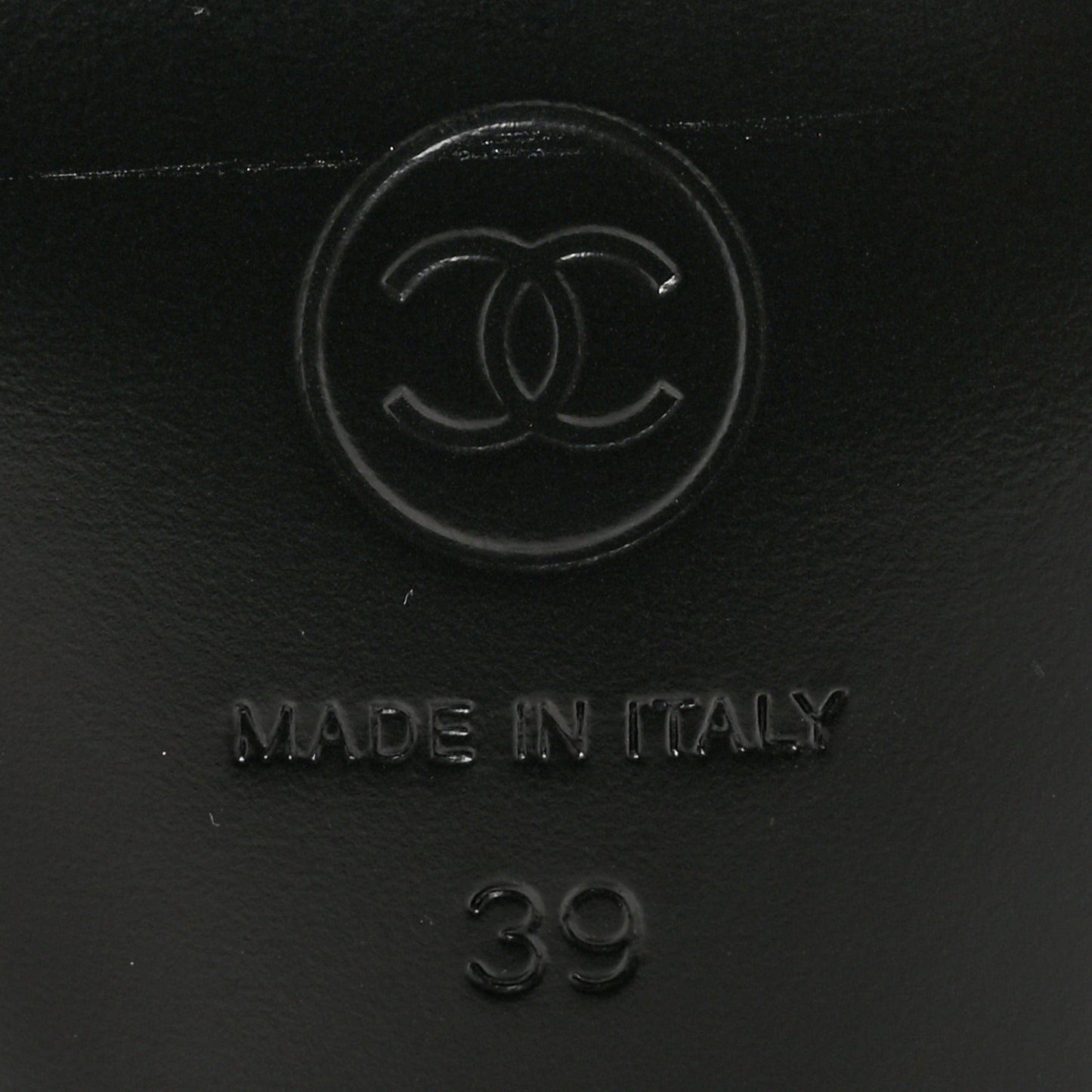 Patent Calfskin Mules 39 Black White Grey