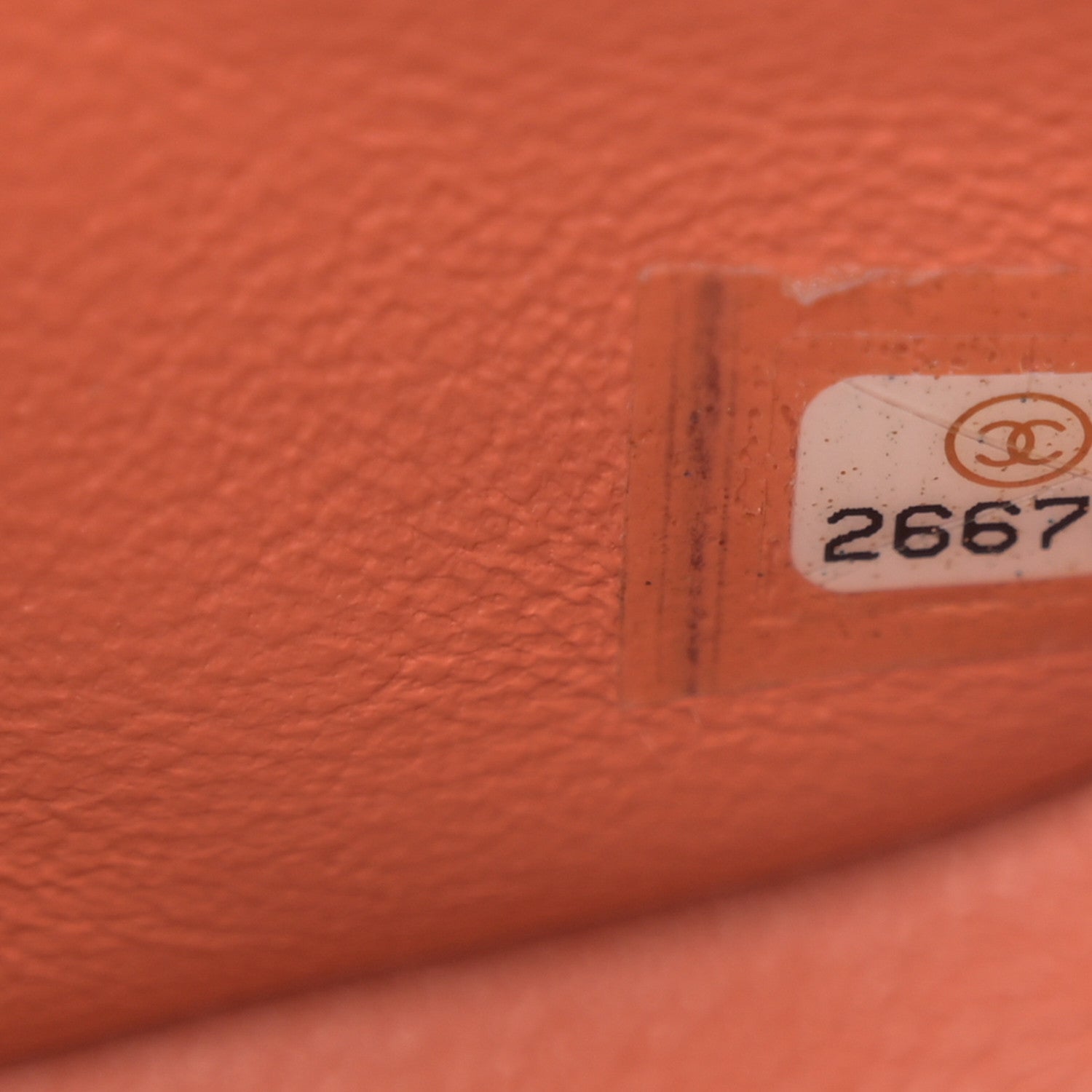Chanel Calfskin Chevron Quilted 2.55 Reissue 225 Flap Orange 7 of 10