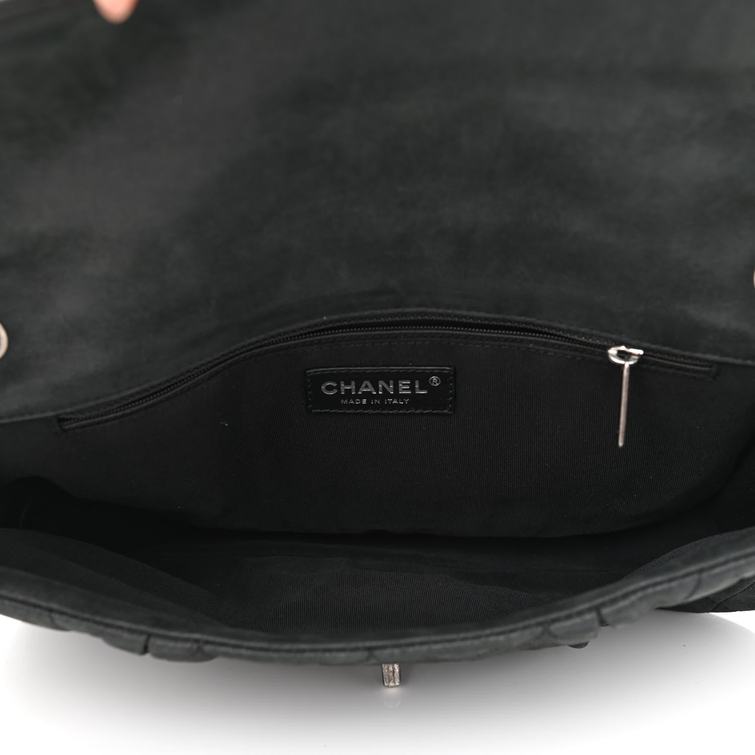 Chanel Iridescent Calfskin Large Chic Quilt Flap Black 5 of 11