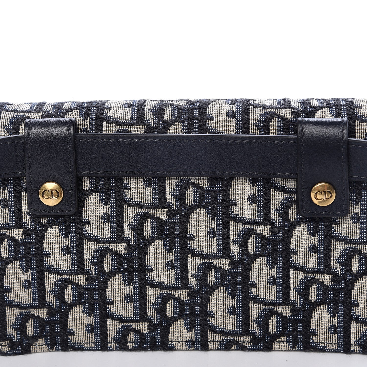 Christian Dior Oblique Saddle Belt Bag Blue 11 of 13
