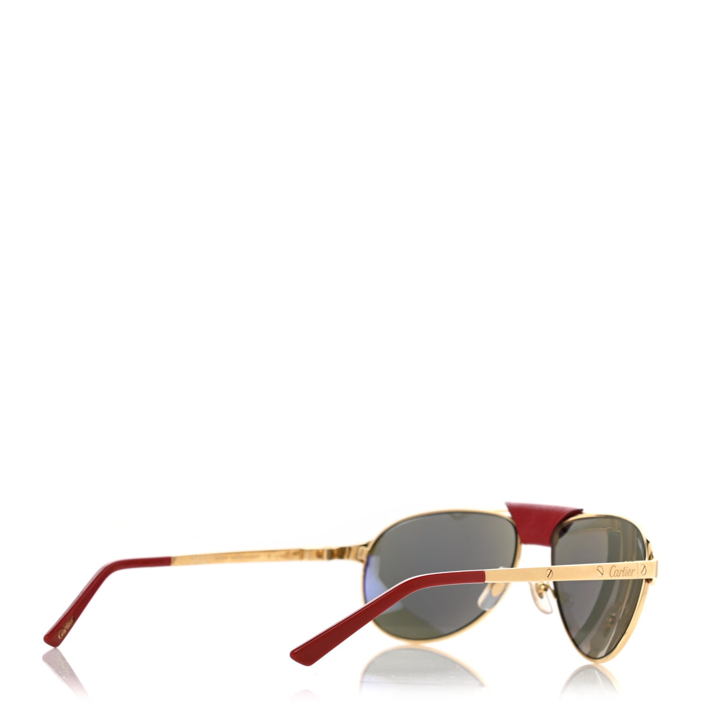 Santos Dumont Aviator Sunglasses Gold