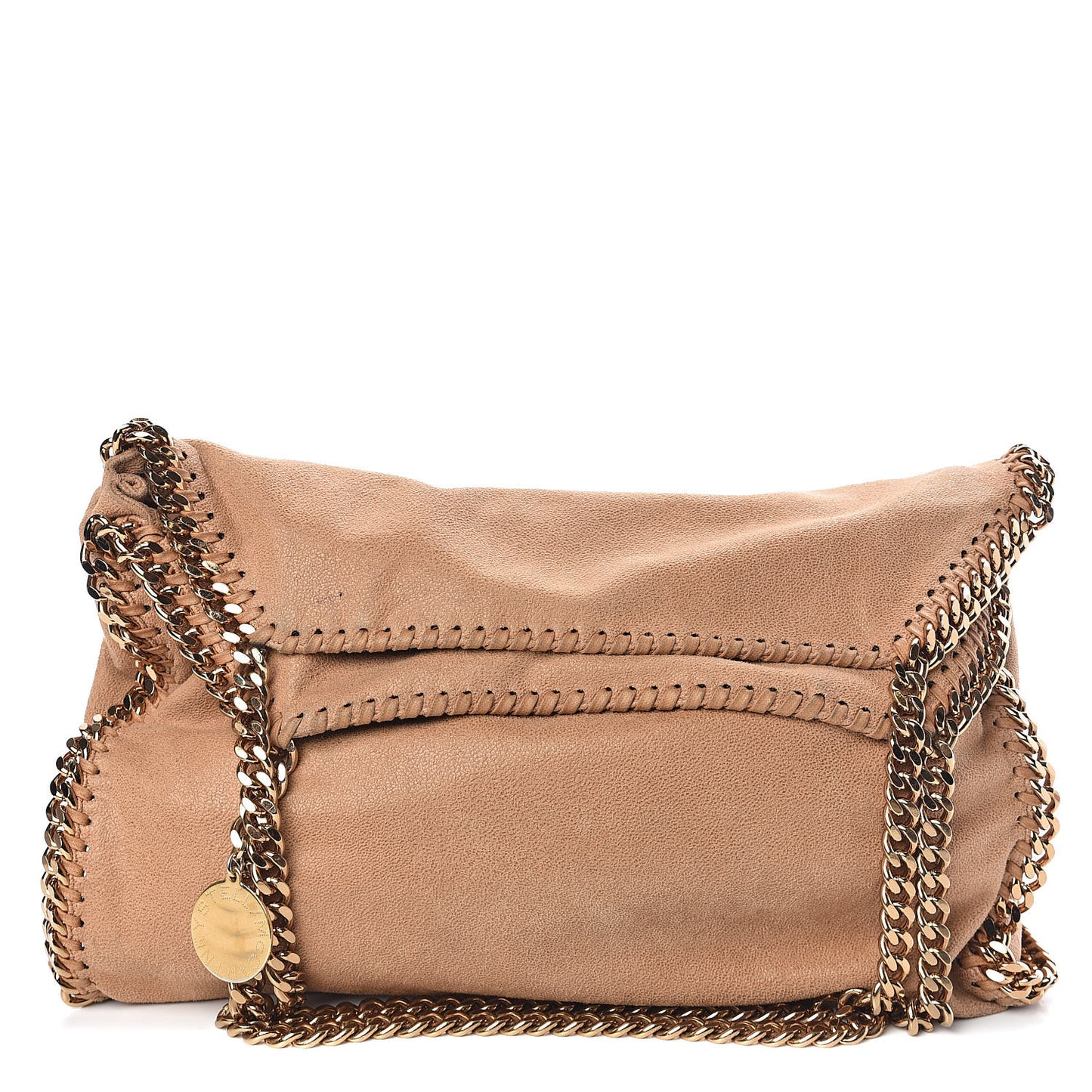 Shaggy Deer Small Falabella Tote Tan