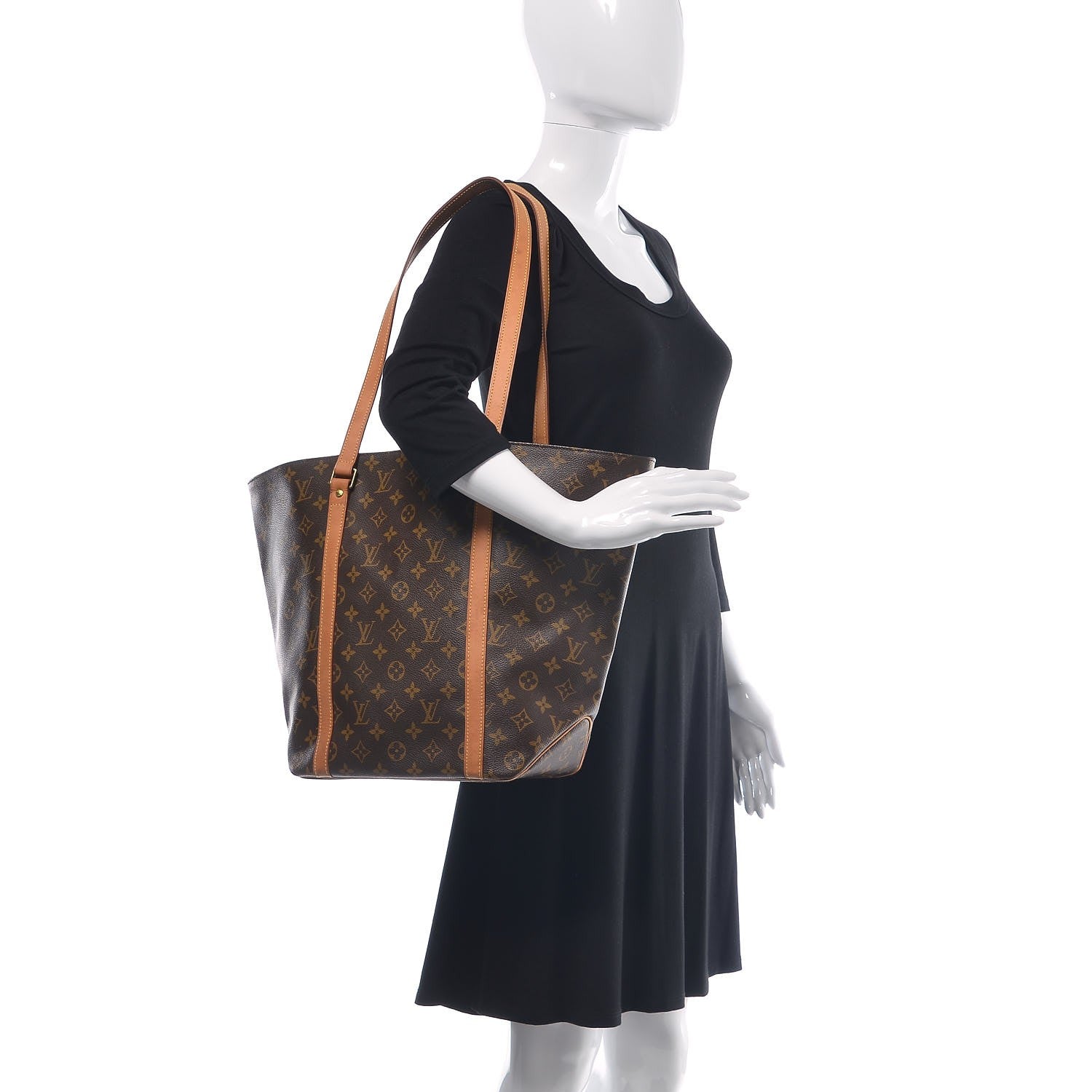 Louis Vuitton Monogram Sac Shopping Tote 2 of 18