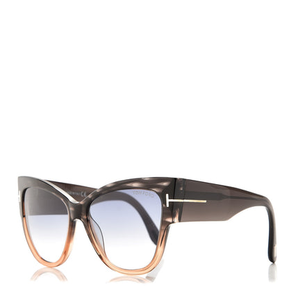 Tom Ford Anoushka Sunglasses TF371 Melange Grey Peach 1 of 8