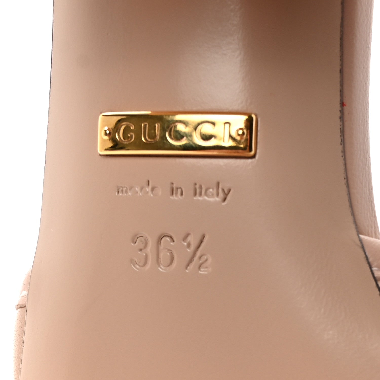 Gucci Nappa Matelasse GG Marmont 55mm Slide Sandals 36.5 Skin Rose 7 of 10