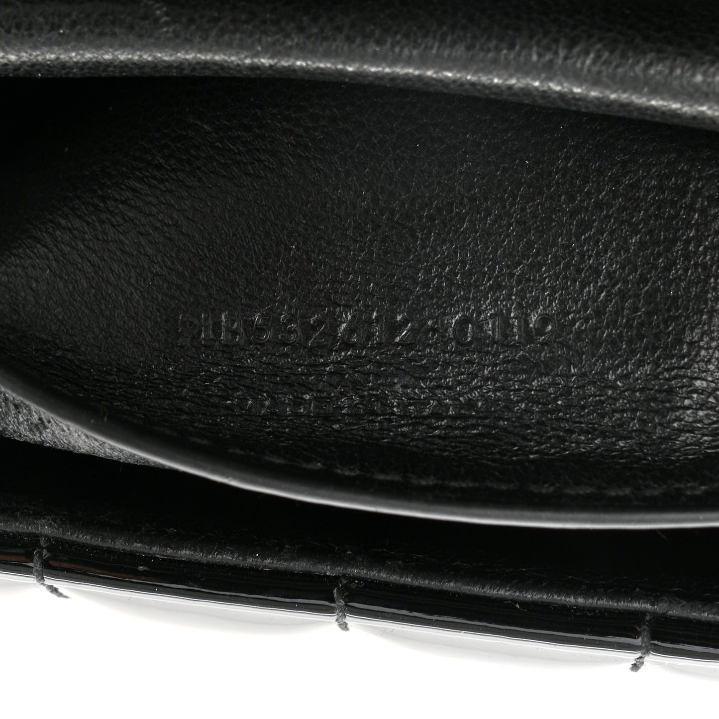Patent Calfskin Matelasse Monogram Medium Vicky Chain Bag Black