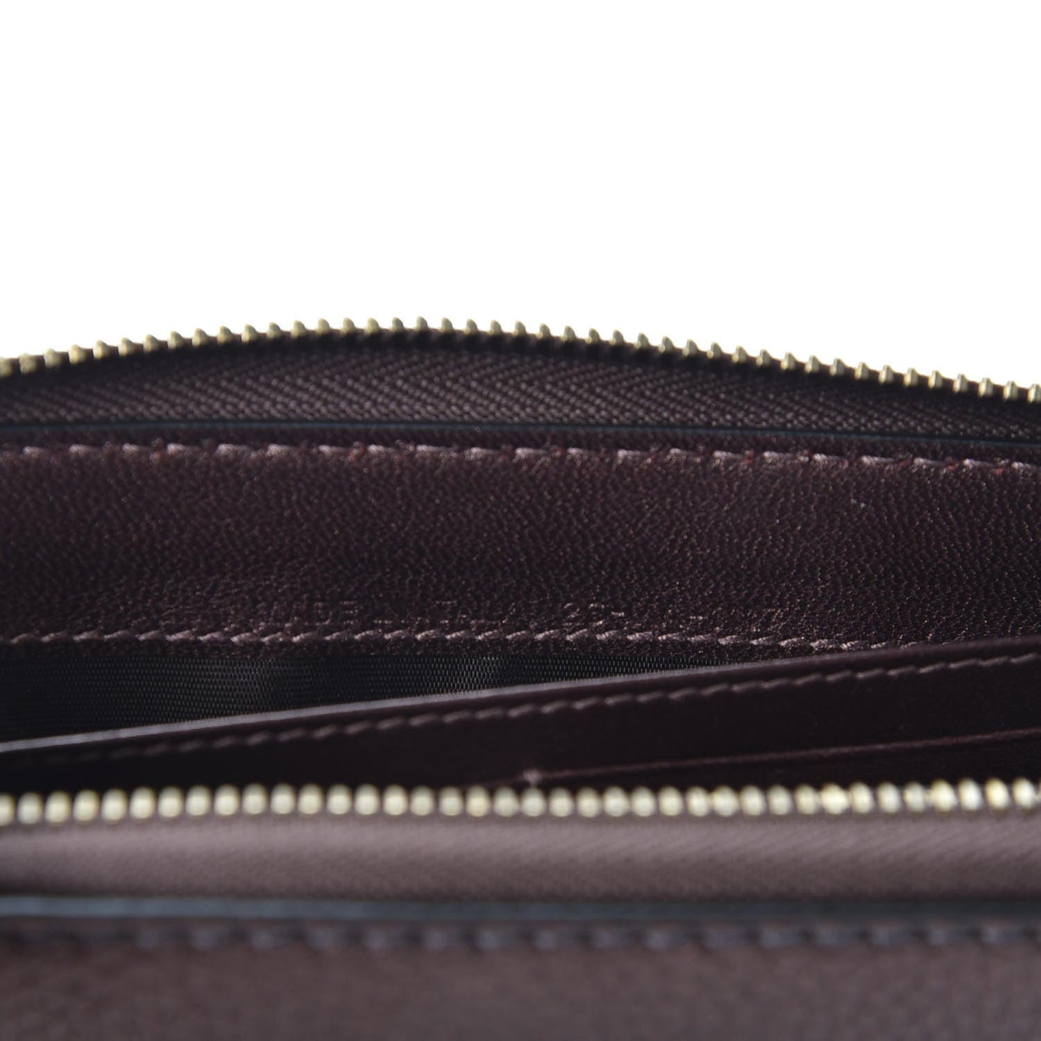 Christian Dior Metallic Calfskin J'adior Voyageur Wallet Noisette 8 of 9