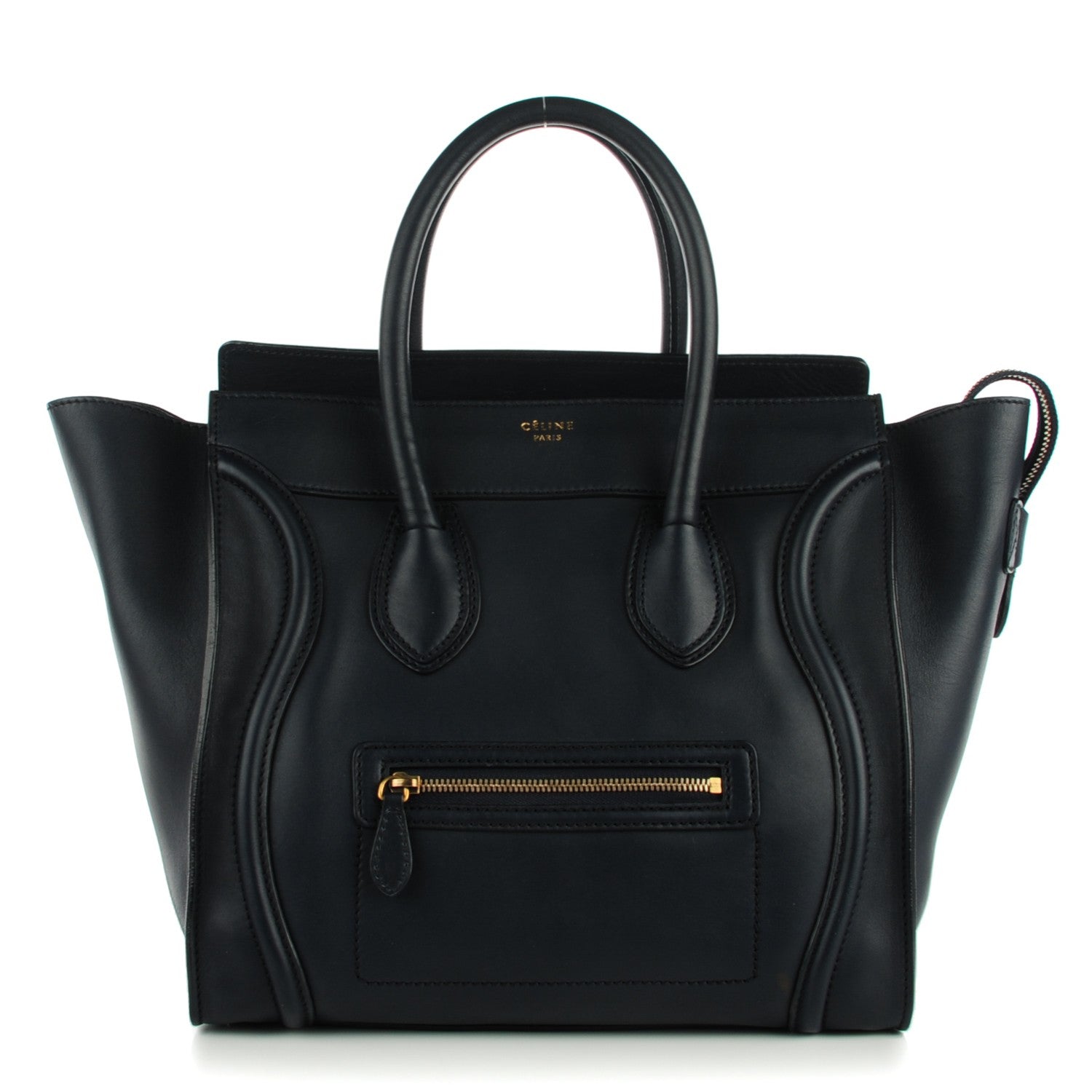 Celine Smooth Calfskin Mini Luggage Navy 1 of 8