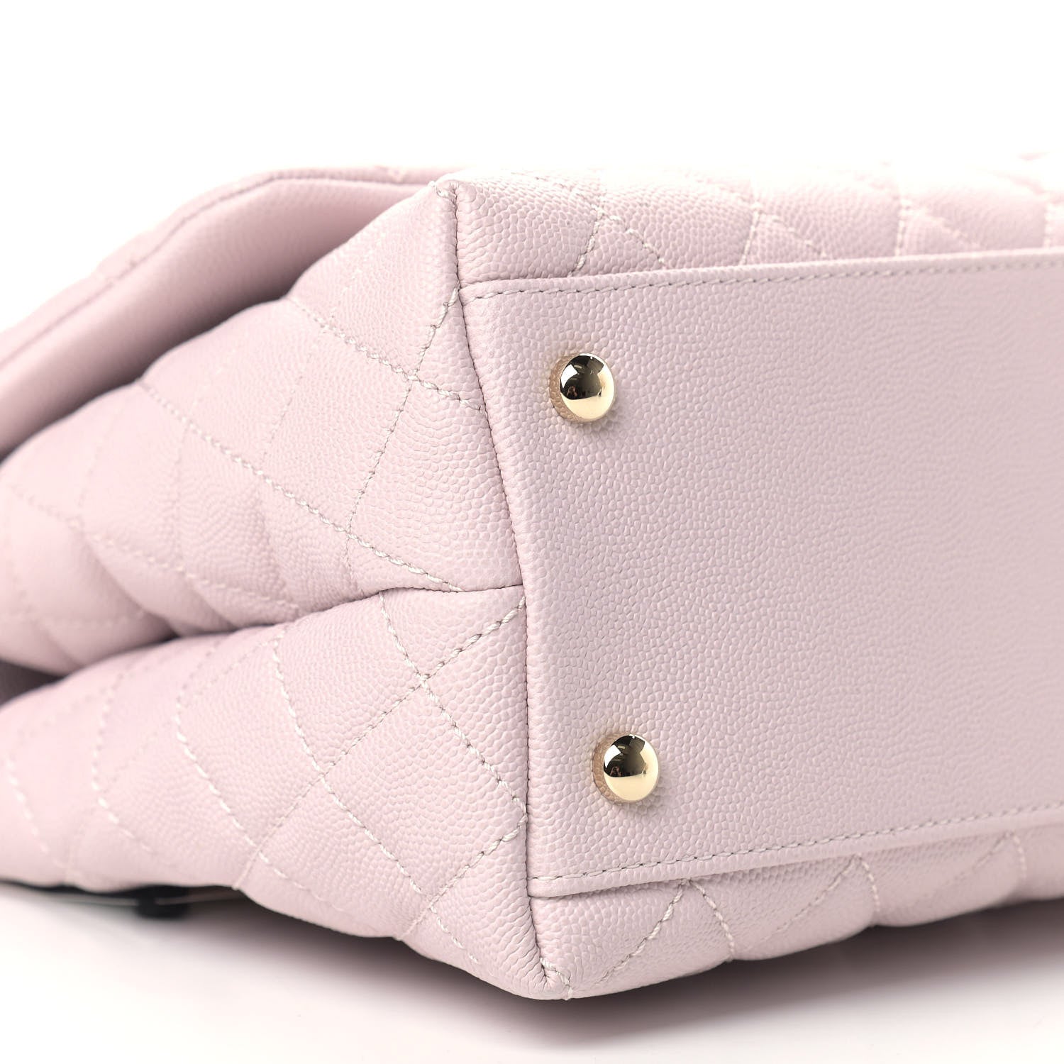 Chanel Caviar Quilted Small Coco Handle Flap Light Pink 8 of 9