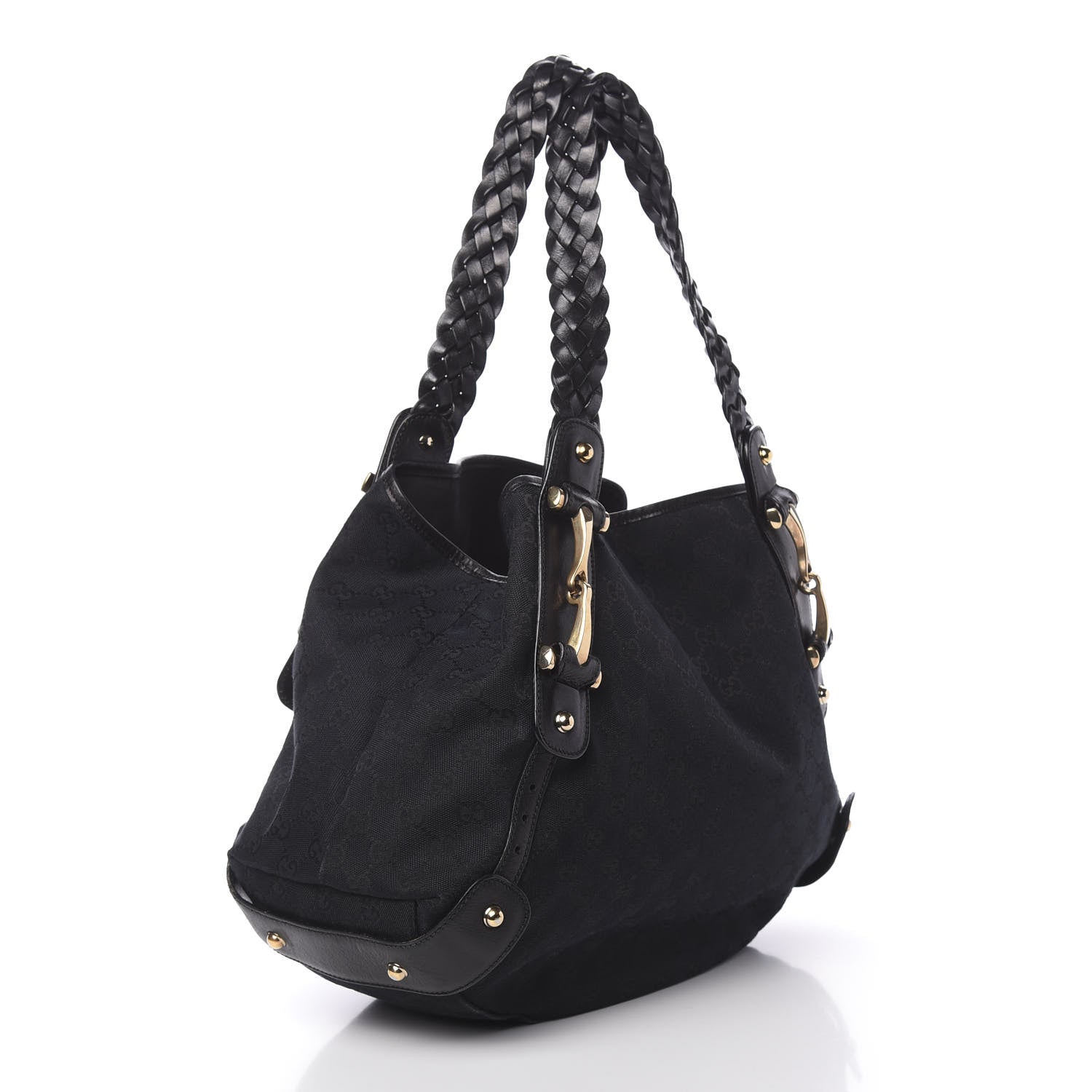 Gucci Monogram Medium Pelham Shoulder Bag Black 3 of 12