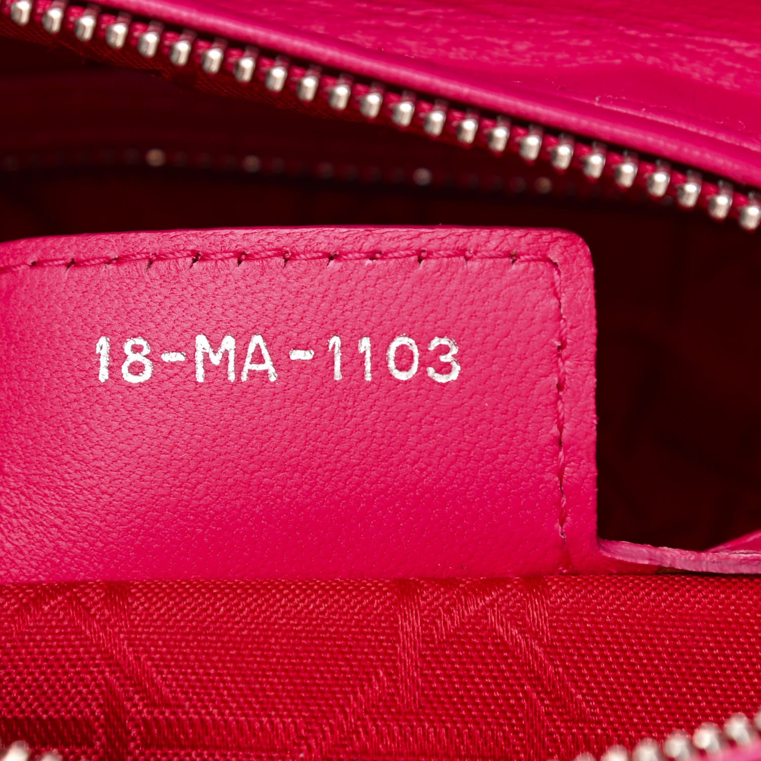 Christian Dior Lambskin Cannage Medium Lady Dior Pink 7 of 9