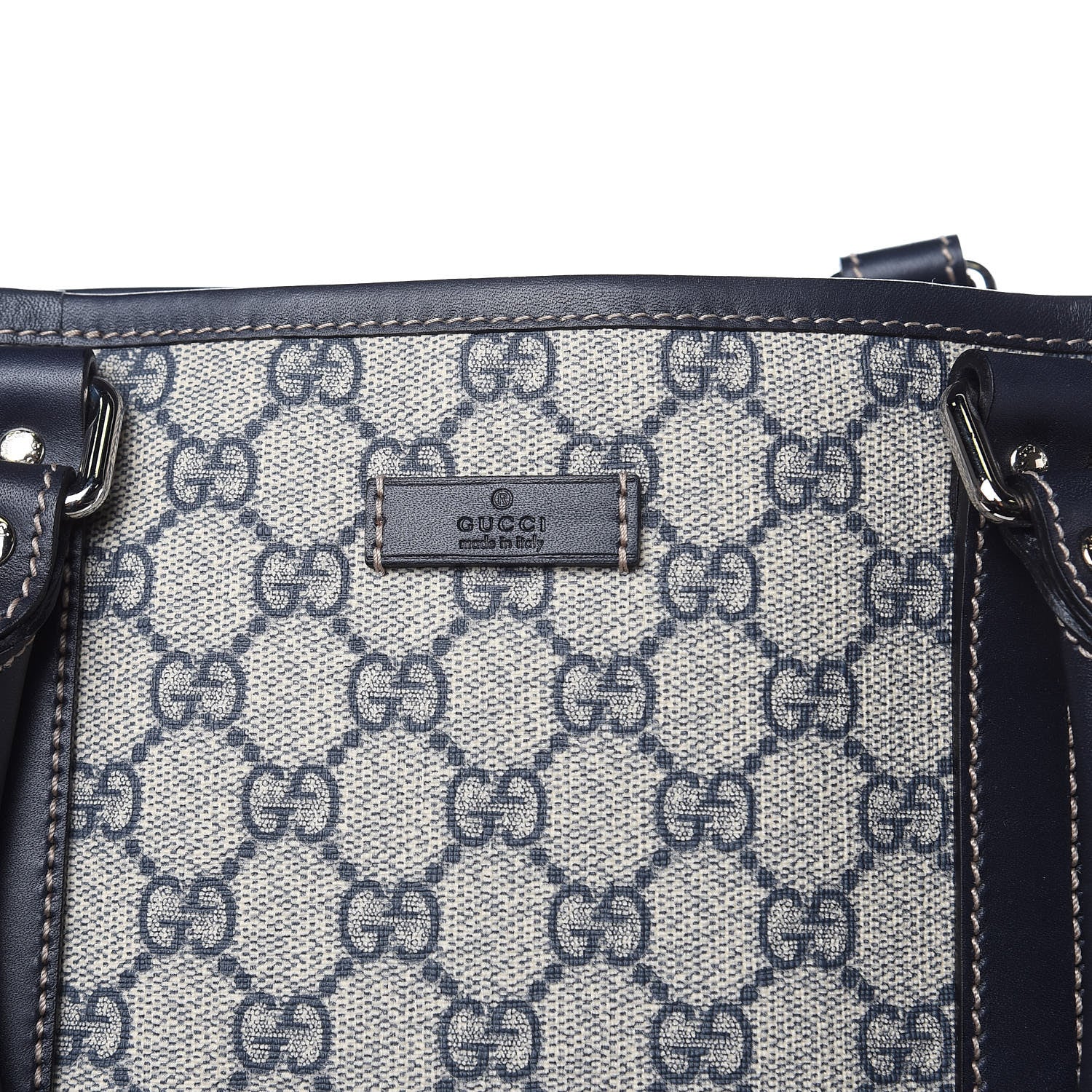 Gucci GG Plus Monogram Joy Vertical Tote Navy 11 of 11