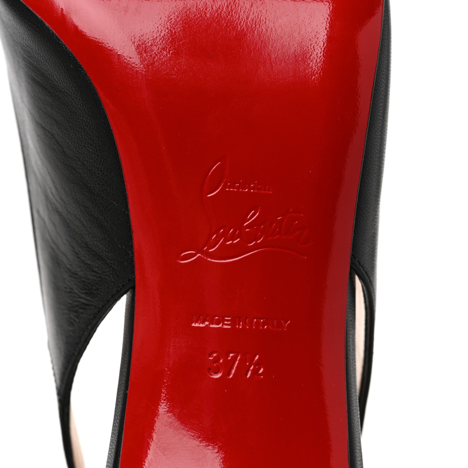 Christian Louboutin Kid Mascara 70 Pumps 37.5 Black 6 of 10