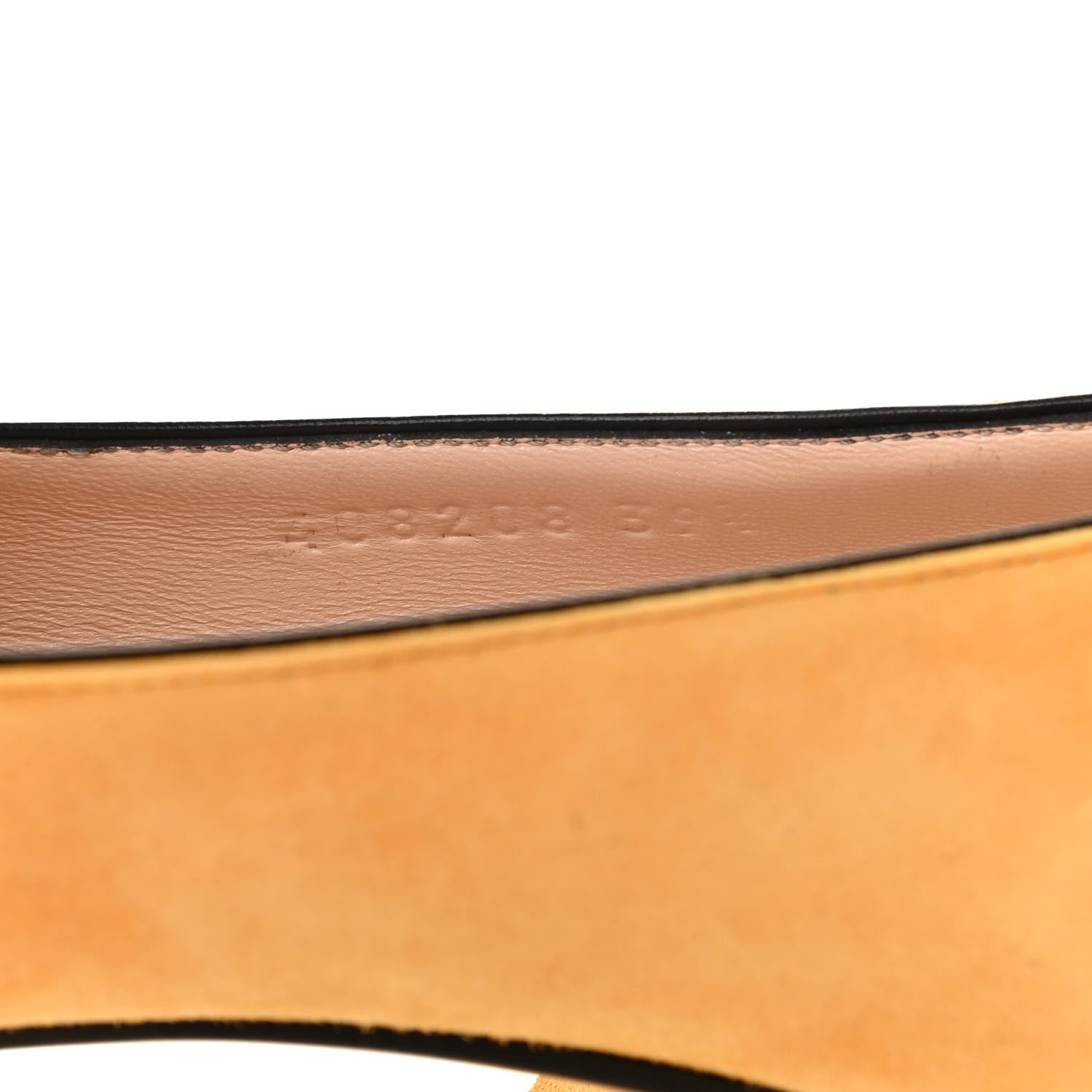 Gucci Kid Scamosciato GG Marmont Fringe 50mm Loafer Pumps 39.5 Crystal Copper 8 of 8