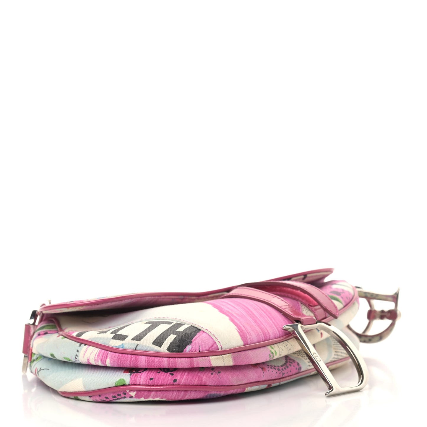 Canvas Filth Saddle Bag Multicolor