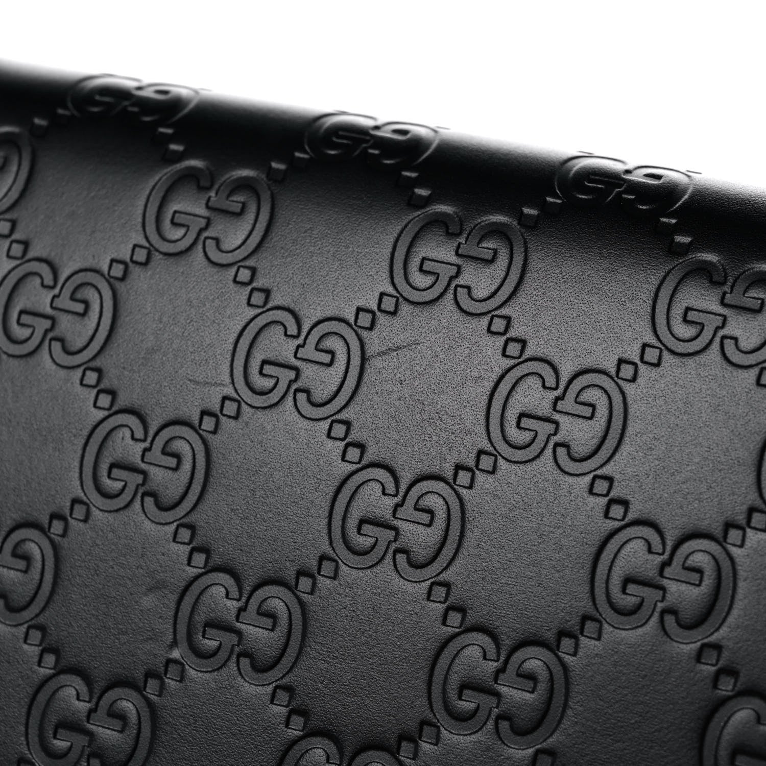 Gucci Guccissima Signature Bowy Chain Wallet Black 11 of 12