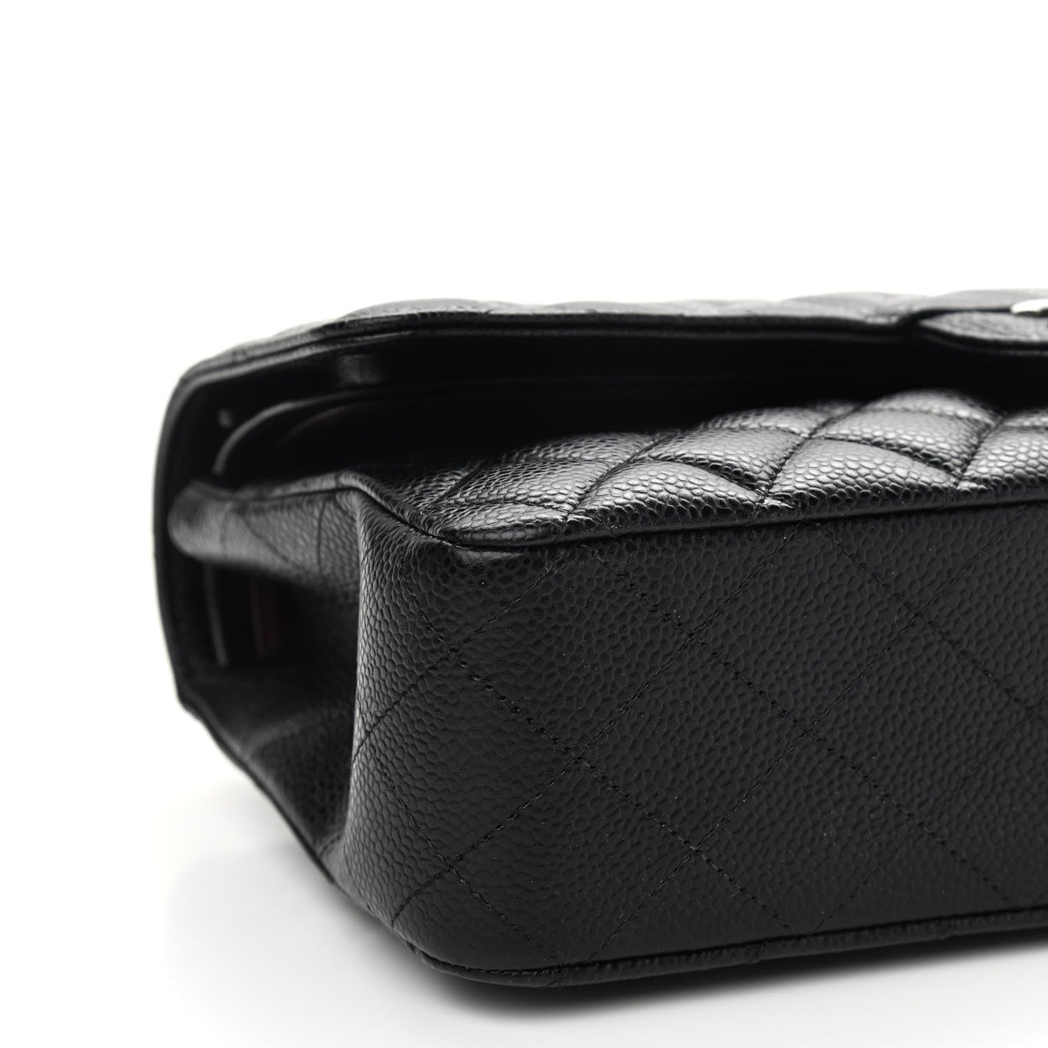 Chanel Caviar Quilted Medium Double Flap Black 7 of 8