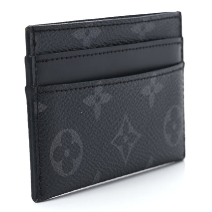 Louis Vuitton Monogram Eclipse Porte-Cartes Double Card Holder 3 of 10