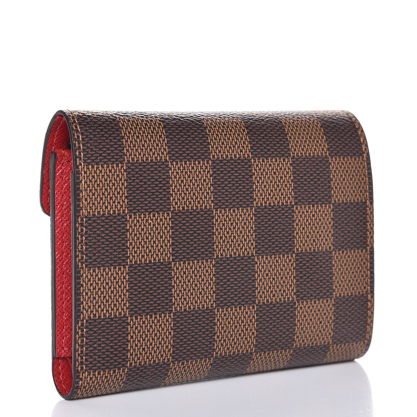 Damier Ebene Victorine Wallet Red