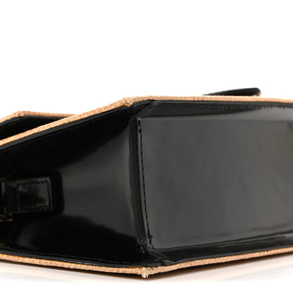 Jacquemus Raffia Smooth Calfskin Le Grand Bambino Natural Dark Brown 8 of 13