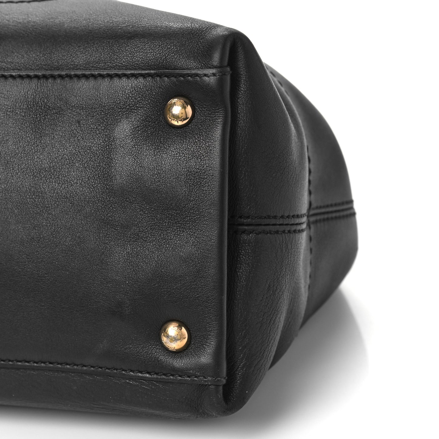Calfskin Wanda Tote Black