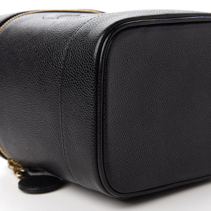 Chanel Caviar Cosmetic Vanity Bag Black 6 of 11
