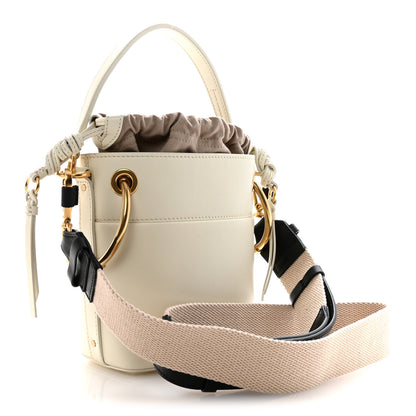 Chloe Smooth Calfskin Mini Roy Bucket Bag Natural White 3 of 12