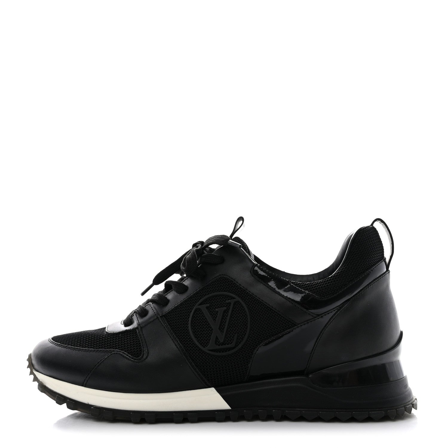 Louis Vuitton Calfskin Run Away Sneakers 36 Black 1 of 11