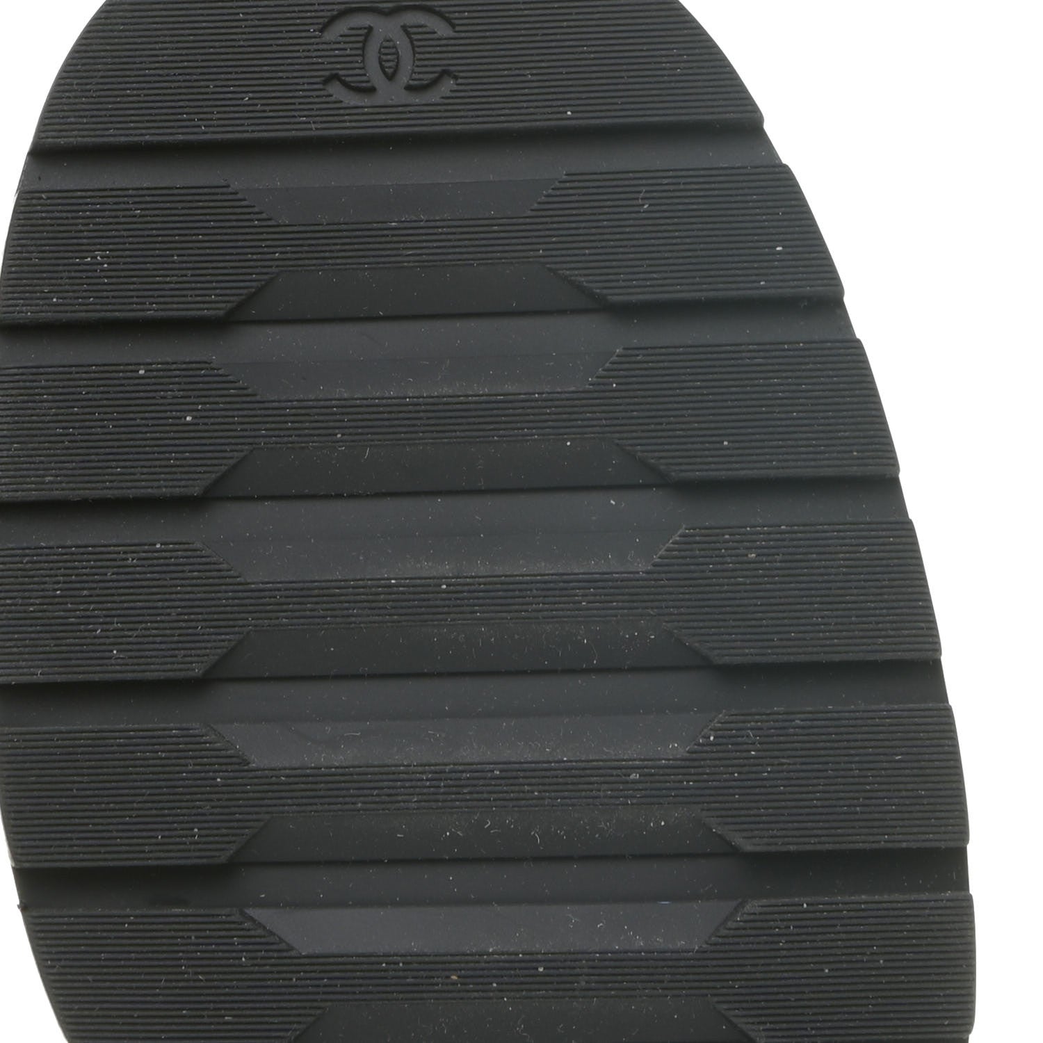 Chanel Shiny Calfskin Quilted Lace Up Combat Boots 37 Black 8 of 16