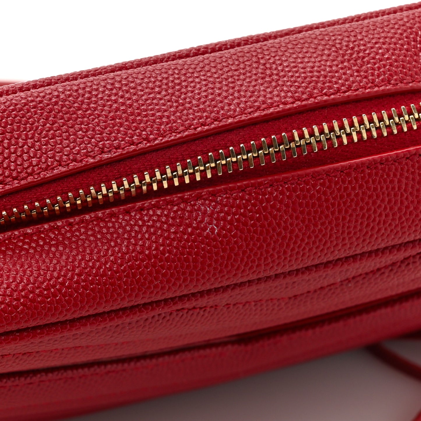 Grain De Poudre Matelasse Monogram Mini Lou Camera Bag Eros Red