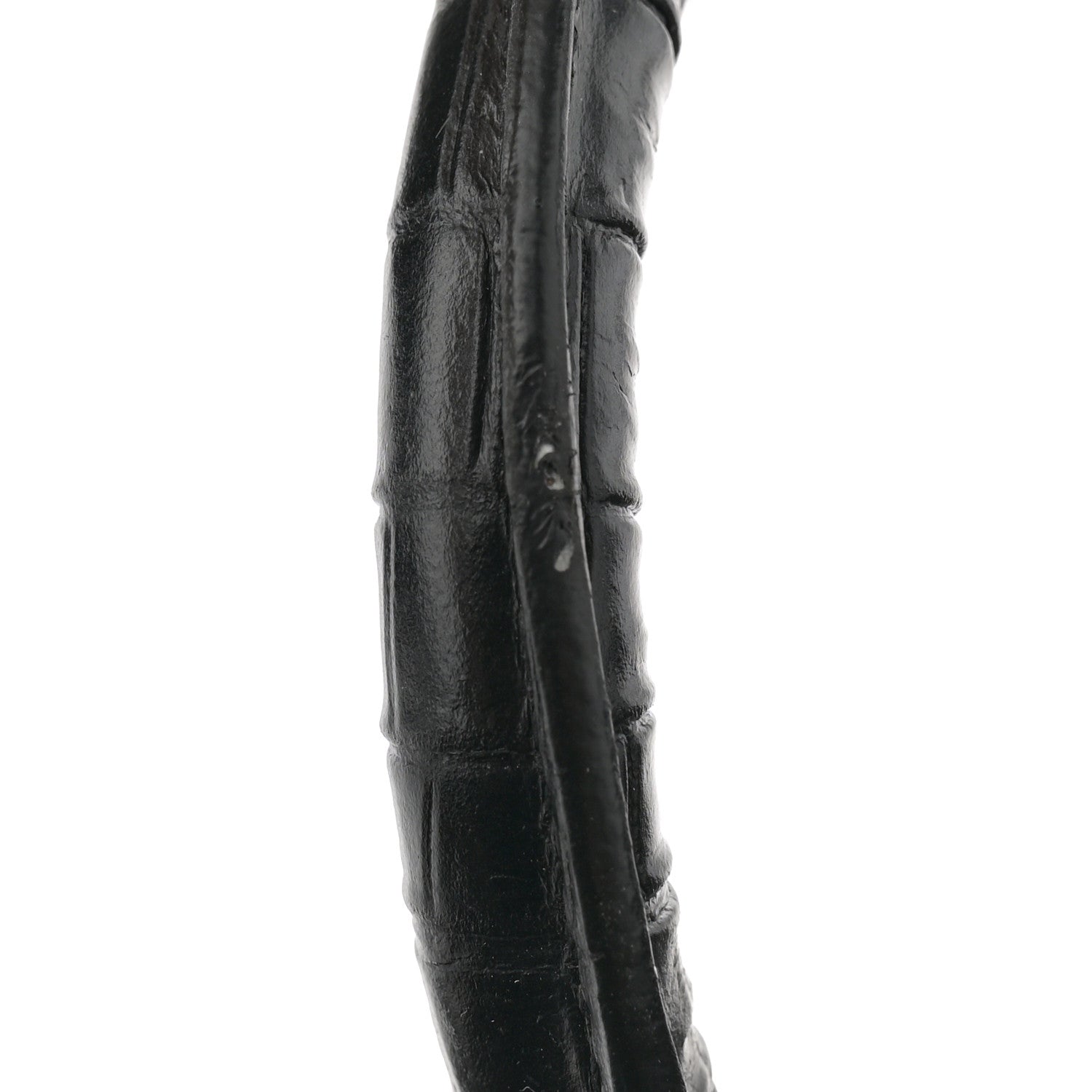 Saint Laurent Calfskin Crocodile Embossed Small Sac de Jour Black 13 of 13