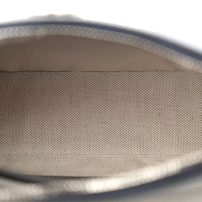 Gucci GG Supreme Monogram Textured Dollar Calfskin Web Small Ophidia GG Handbag Beige Blue 5 of 10