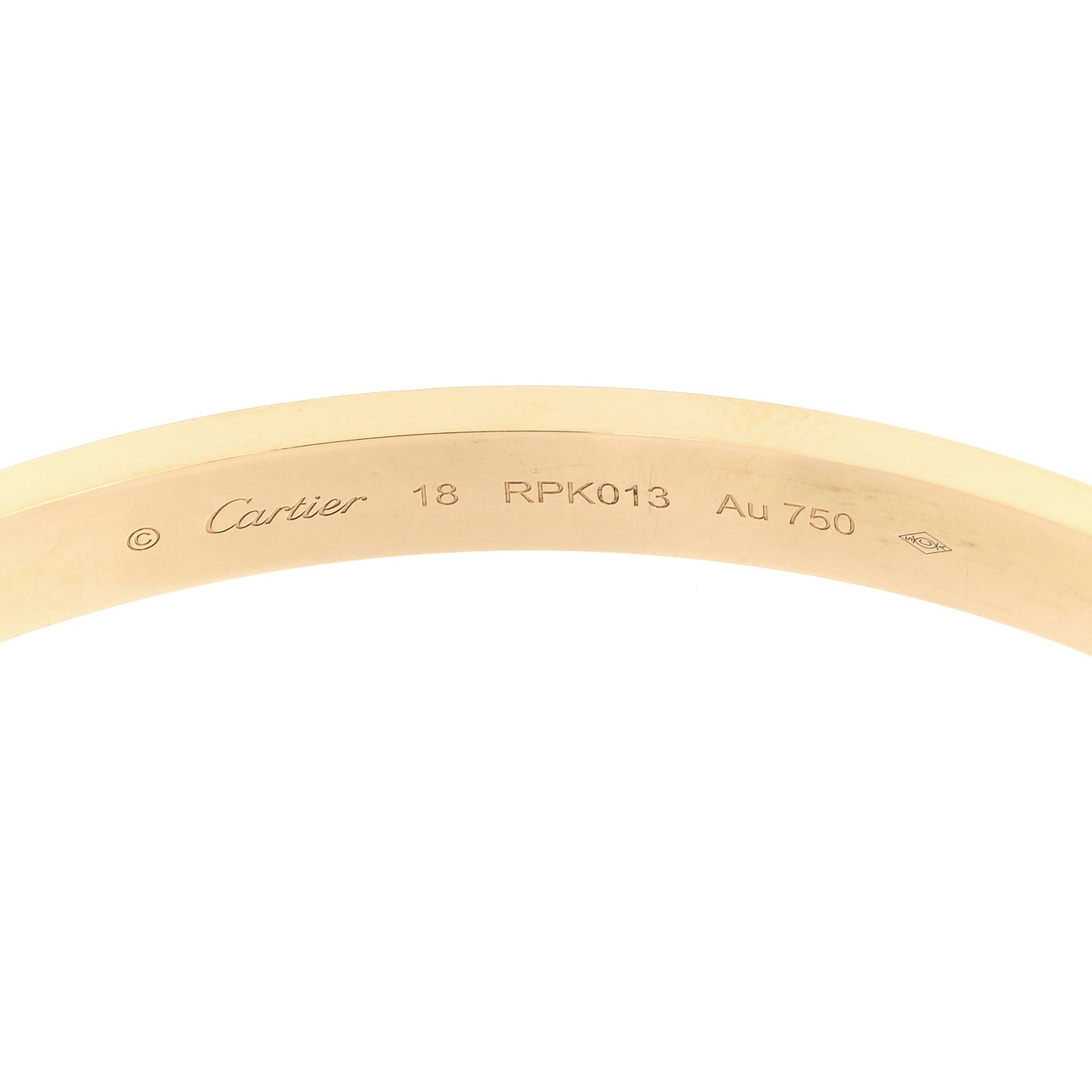 18K Yellow Gold LOVE Bracelet 18