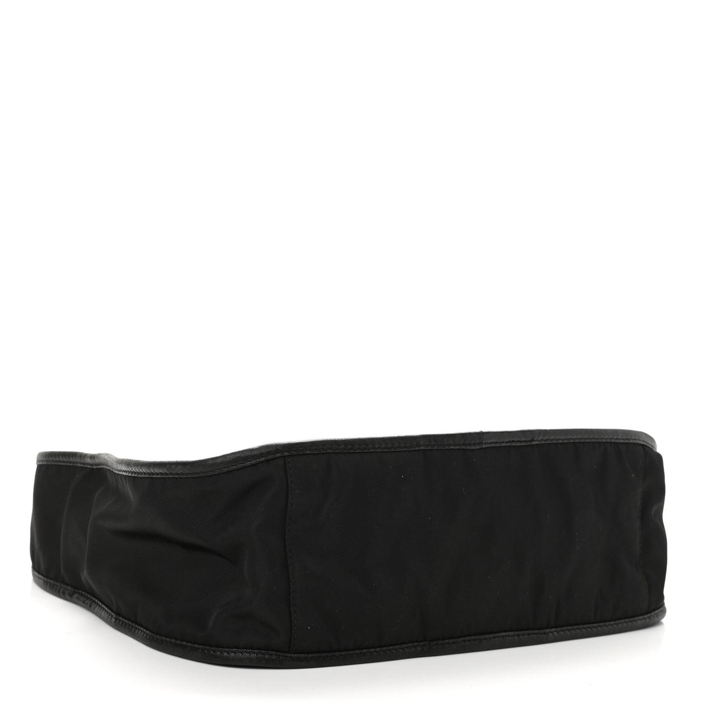 Tessuto Nylon Saffiano Hobo Black