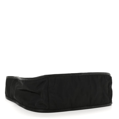 Prada Tessuto Nylon Saffiano Hobo Black 4 of 10