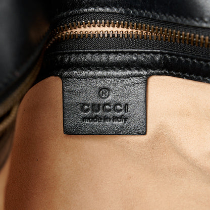 Gucci Calfskin Matelasse Medium GG Marmont Shoulder Bag Black 6 of 11