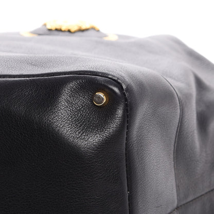 Versace Calfskin Drawstring Bag Black 11 of 13