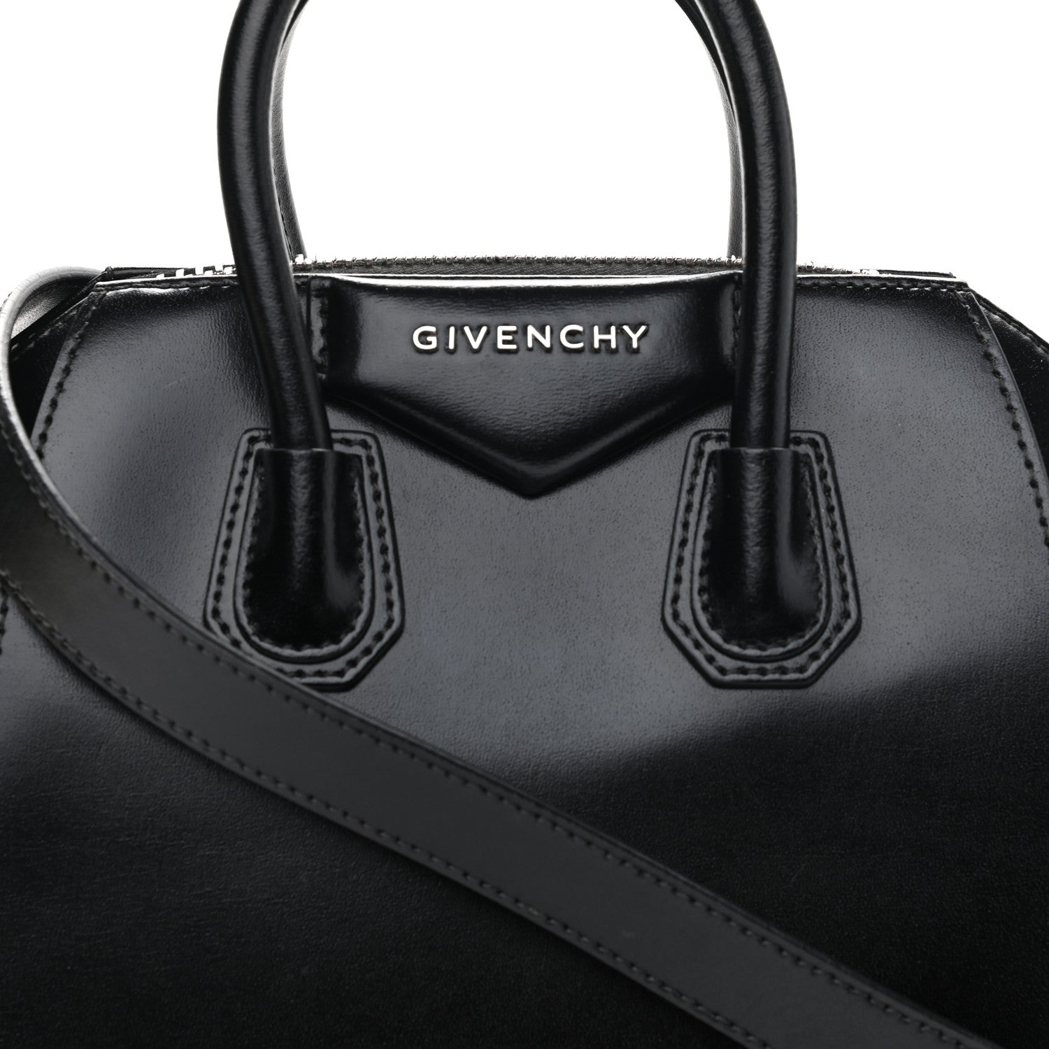 Givenchy Shiny Lord Calfskin Mini Antigona Black 8 of 12