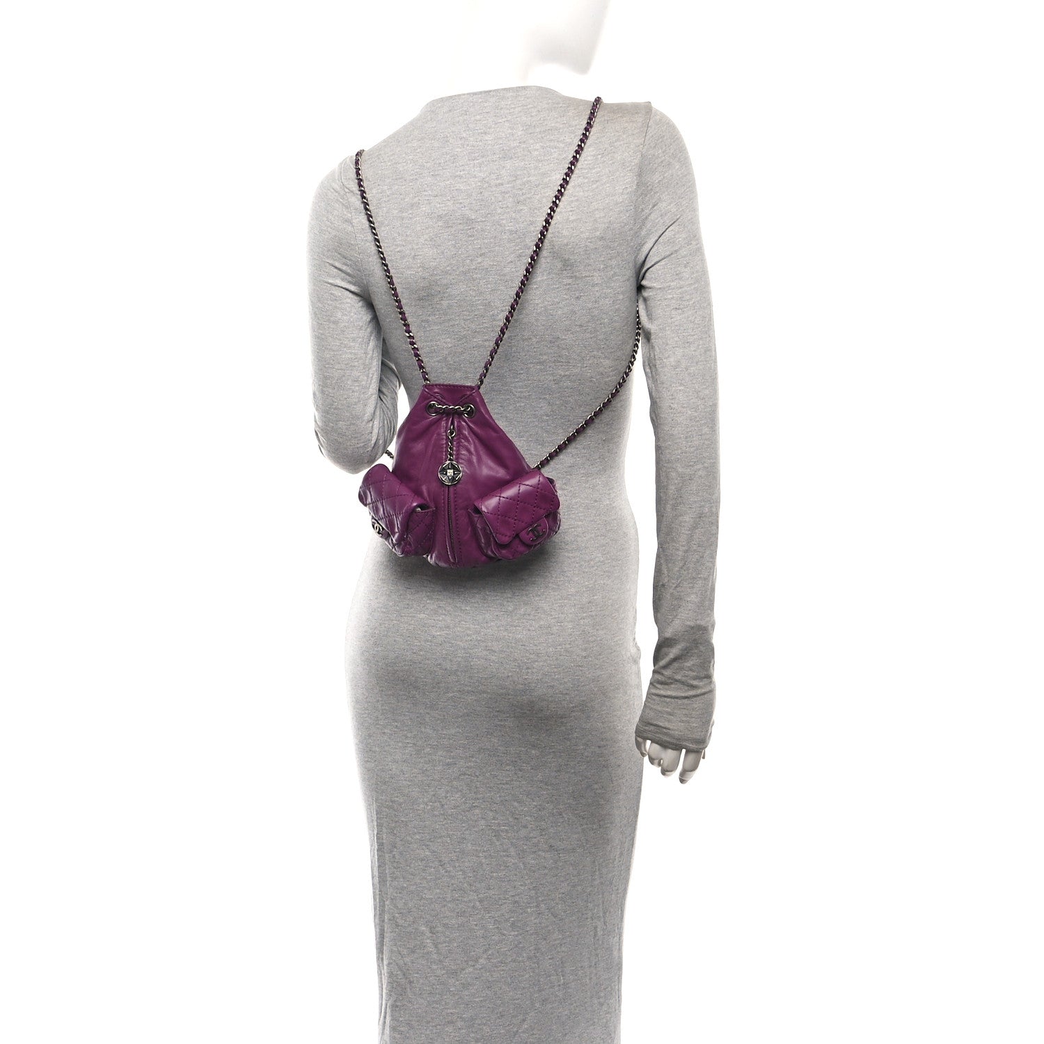 Chanel Calfskin Mini Backpack Is Back Plum 2 of 11