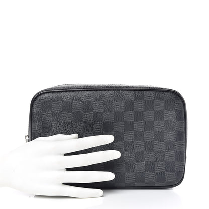 Louis Vuitton Damier Graphite Toilet Pouch GM 2 of 8