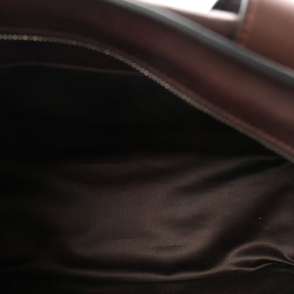 Miu Miu Nappa Utilitaire Shopping Tote Dark Brown 5 of 9