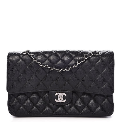Chanel Caviar Quilted Medium Double Flap Black 1 of 8