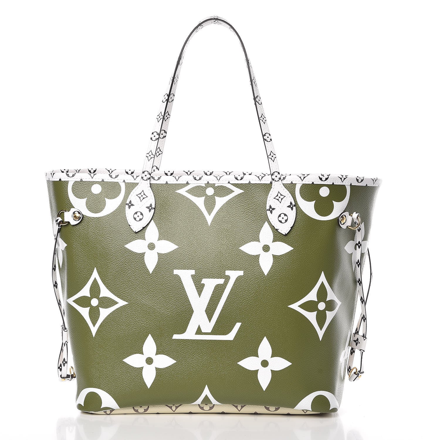 Louis Vuitton Monogram Giant Neverfull MM Kaki 3 of 11