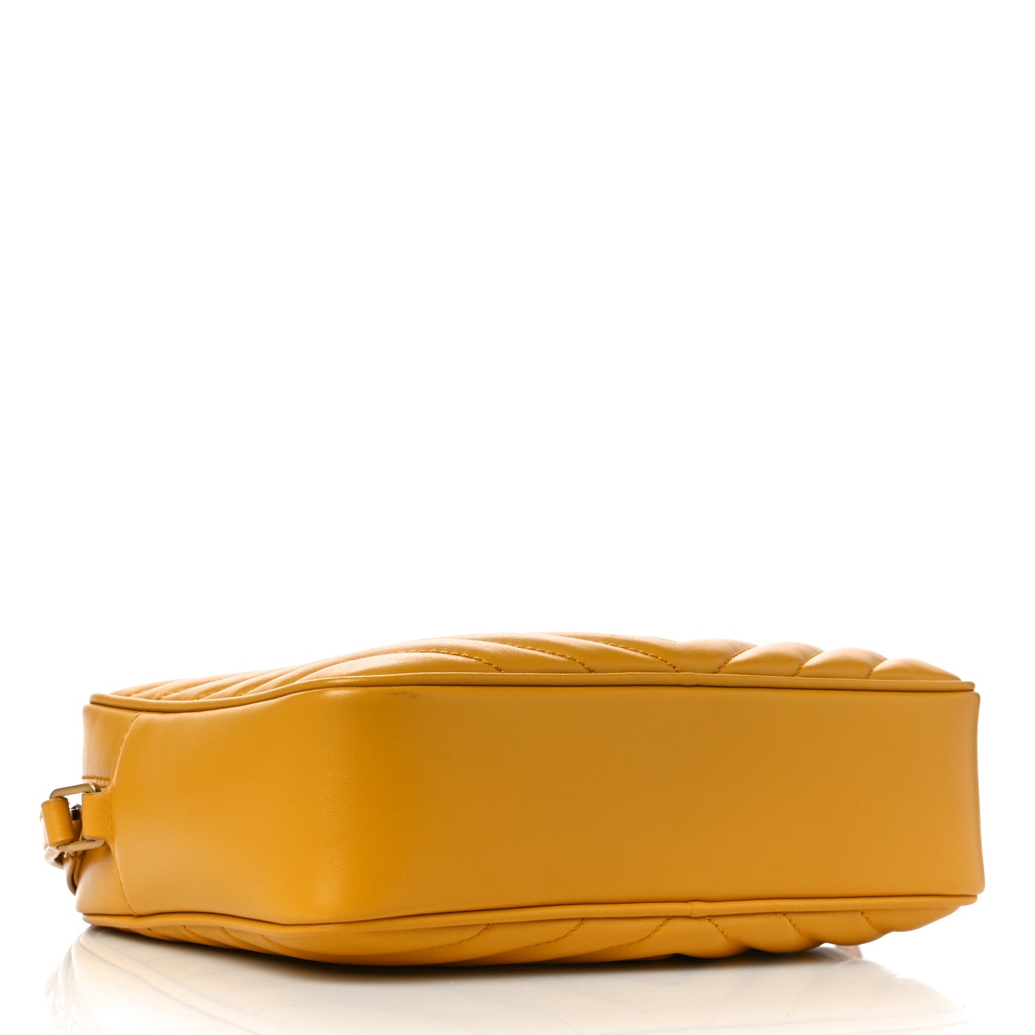 Saint Laurent Calfskin Matelasse Monogram Lou Camera Bag Safran 4 of 10