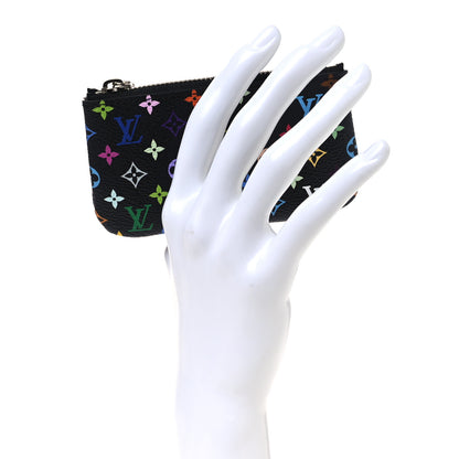 Louis Vuitton LV X TM Monogram Multicolor Key Pouch Black 2 of 7